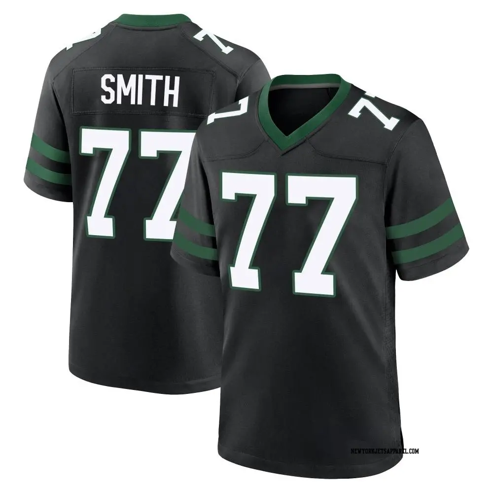 Legend Black Men s Tyron Smith New York Jets Stealth Color Rush Jersey Jets Store