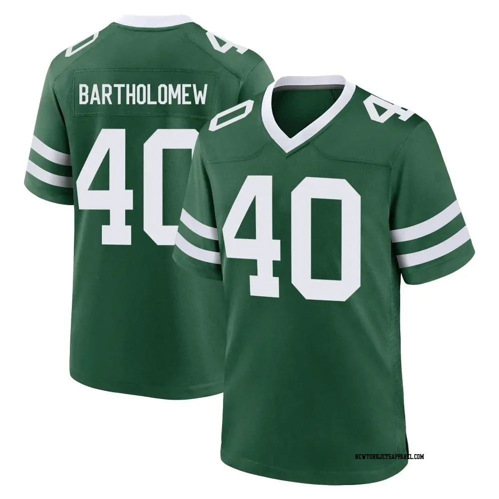 Game Green Men s Shemar Bartholomew New York Jets Legacy Jersey Jets Store