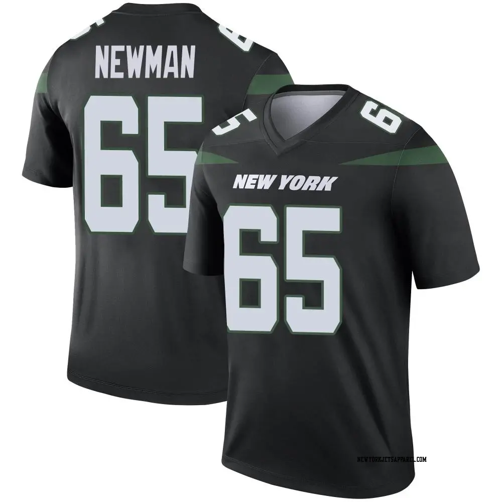 Legend Black Men s Xavier Newman New York Jets Stealth Color Rush Jersey Jets Store