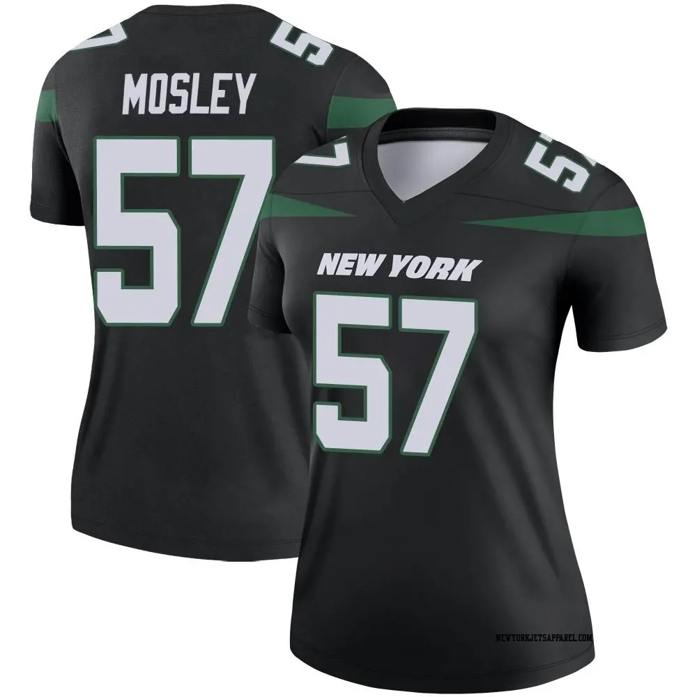 Legend Black Women s C.J. Mosley New York Jets Stealth Color Rush Jersey Jets Store