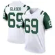 Legend White Youth Chris Glaser New York Jets Classic Alternate Jersey