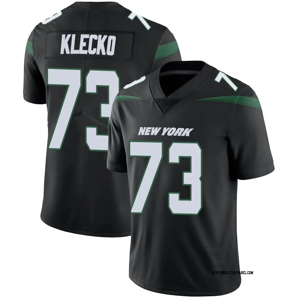 Limited Black Youth Joe Klecko New York Jets Stealth Vapor Jersey Jets Store