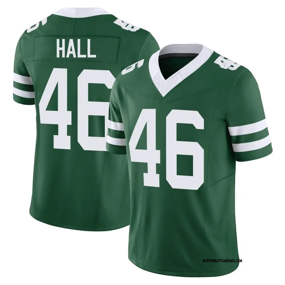 Limited Green Men's Maalik Hall New York Jets Legacy Vapor F.U.S.E. Jersey
